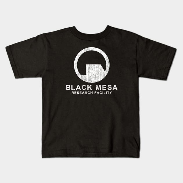 Black Mesa Vintage Kids T-Shirt by Anthonny_Astros